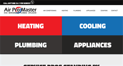 Desktop Screenshot of airpromaster.com